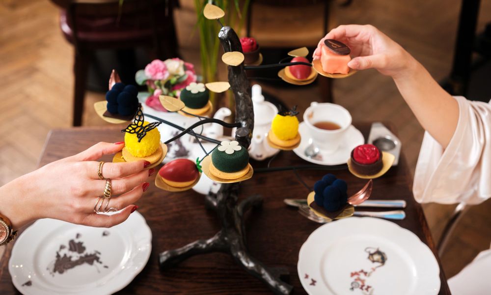Afternoon tea display