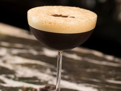 Irish Espresso Martini in Mayfair London