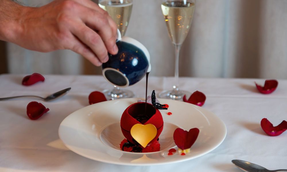 The Athenaeum Hotel & Residences Valentine's dinner