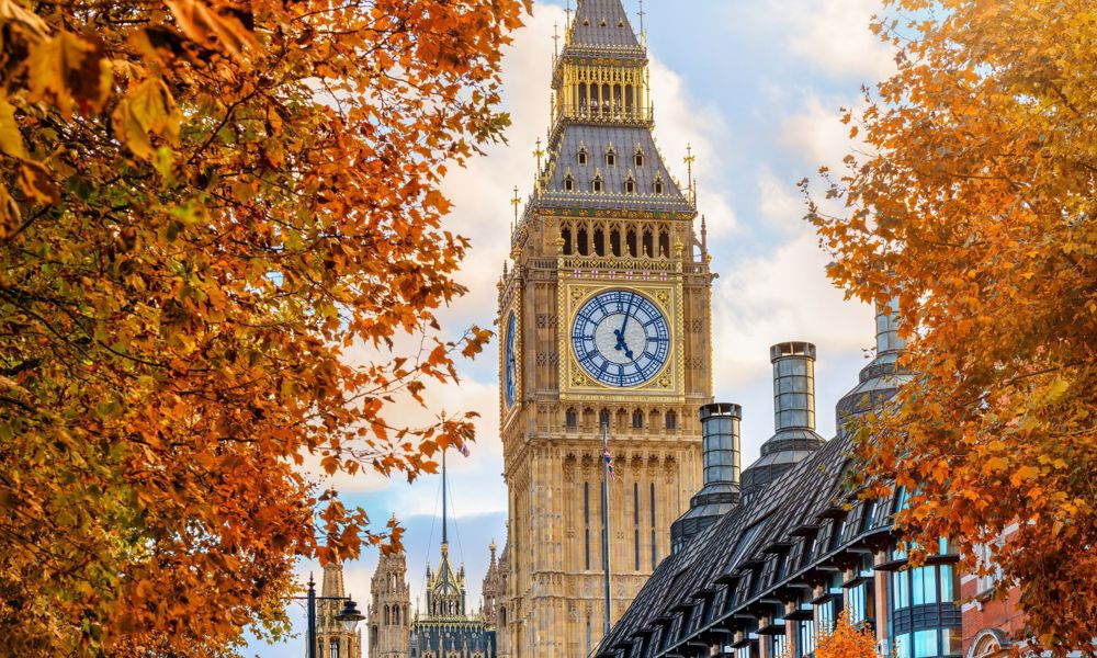 Big Ben in autumn