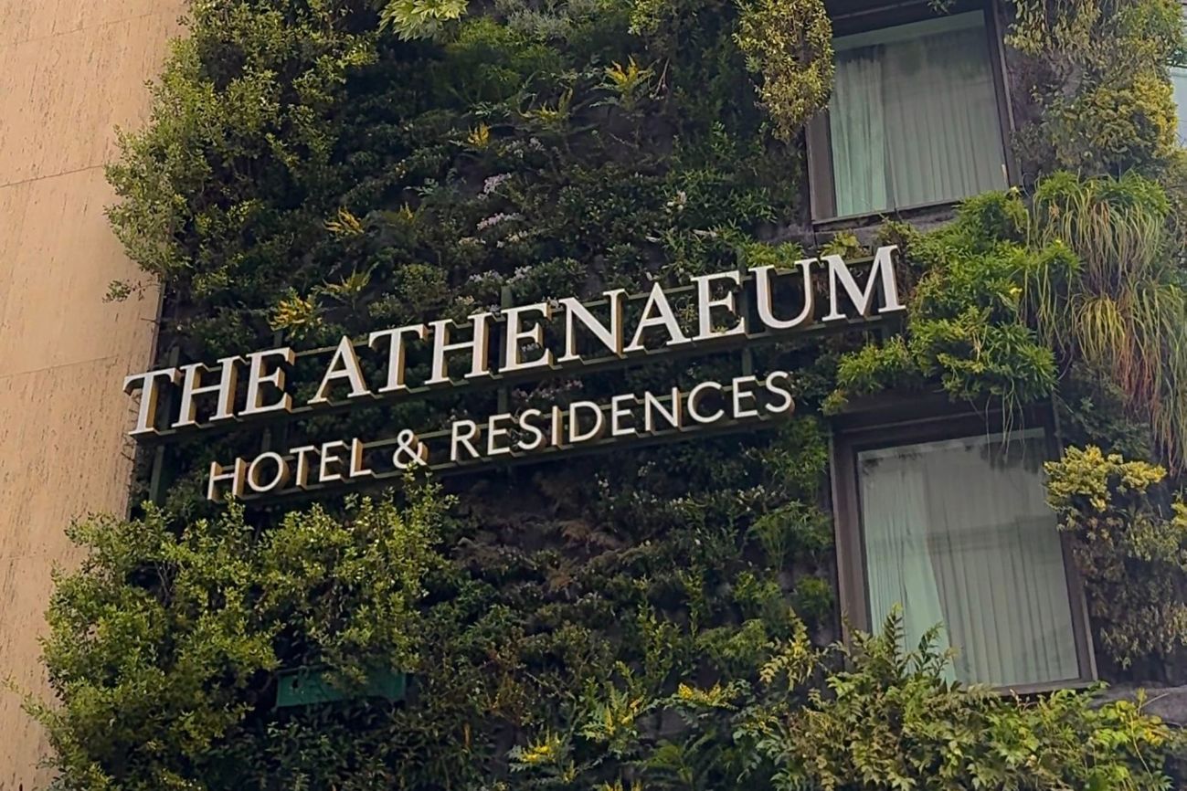 The Athenaeum Hotel & Residences living wall