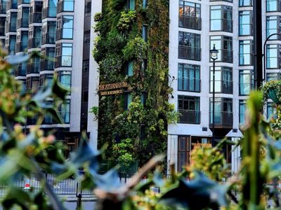 The Athenaeum Hotel & Residences living wall