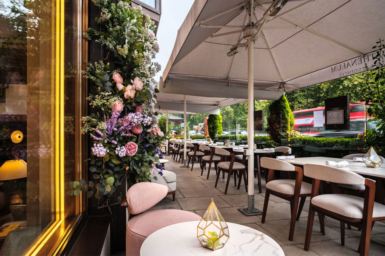 The Athenaeum Hotel & Residencies terrace