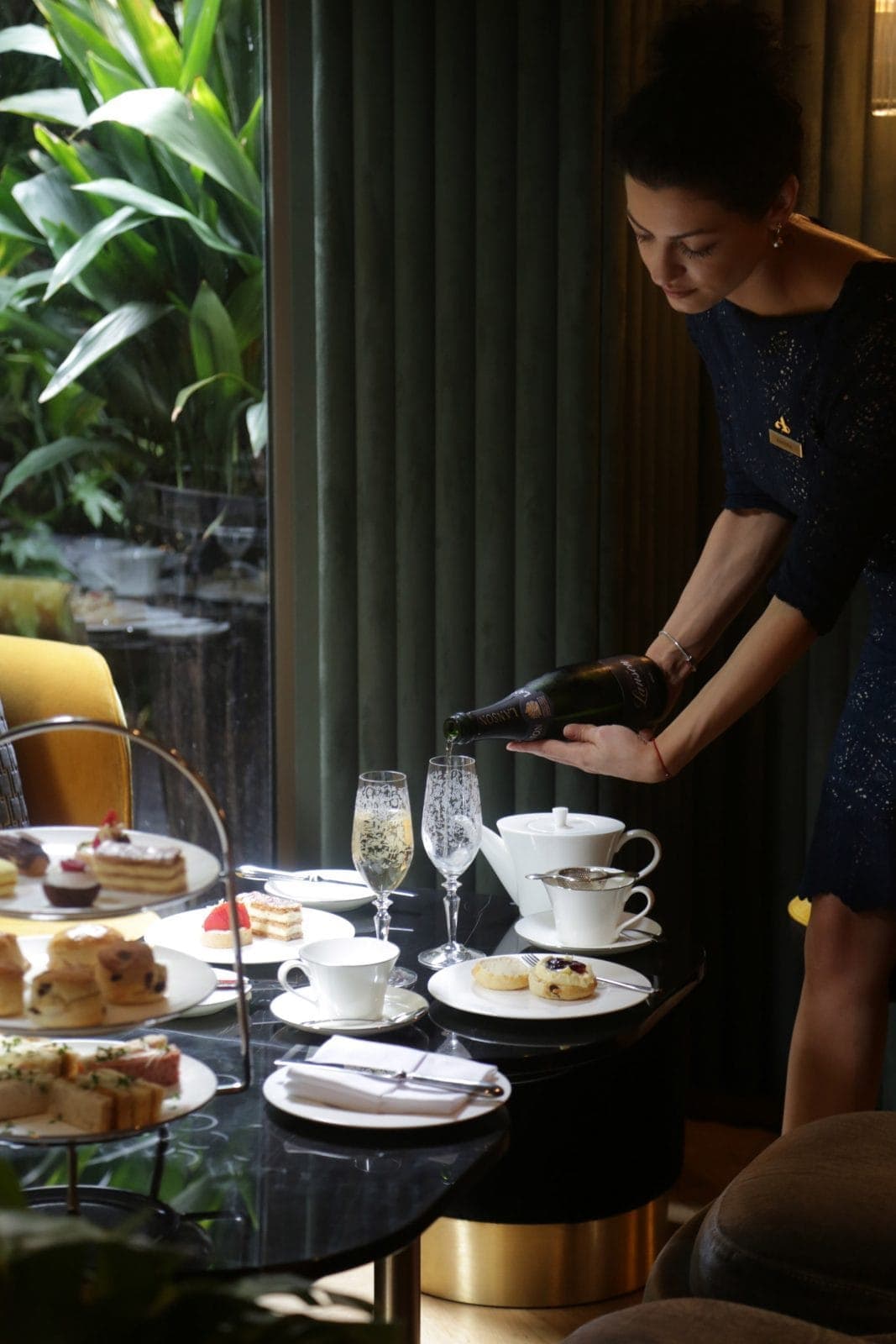 Champage afternoon tea at The Athenaeum