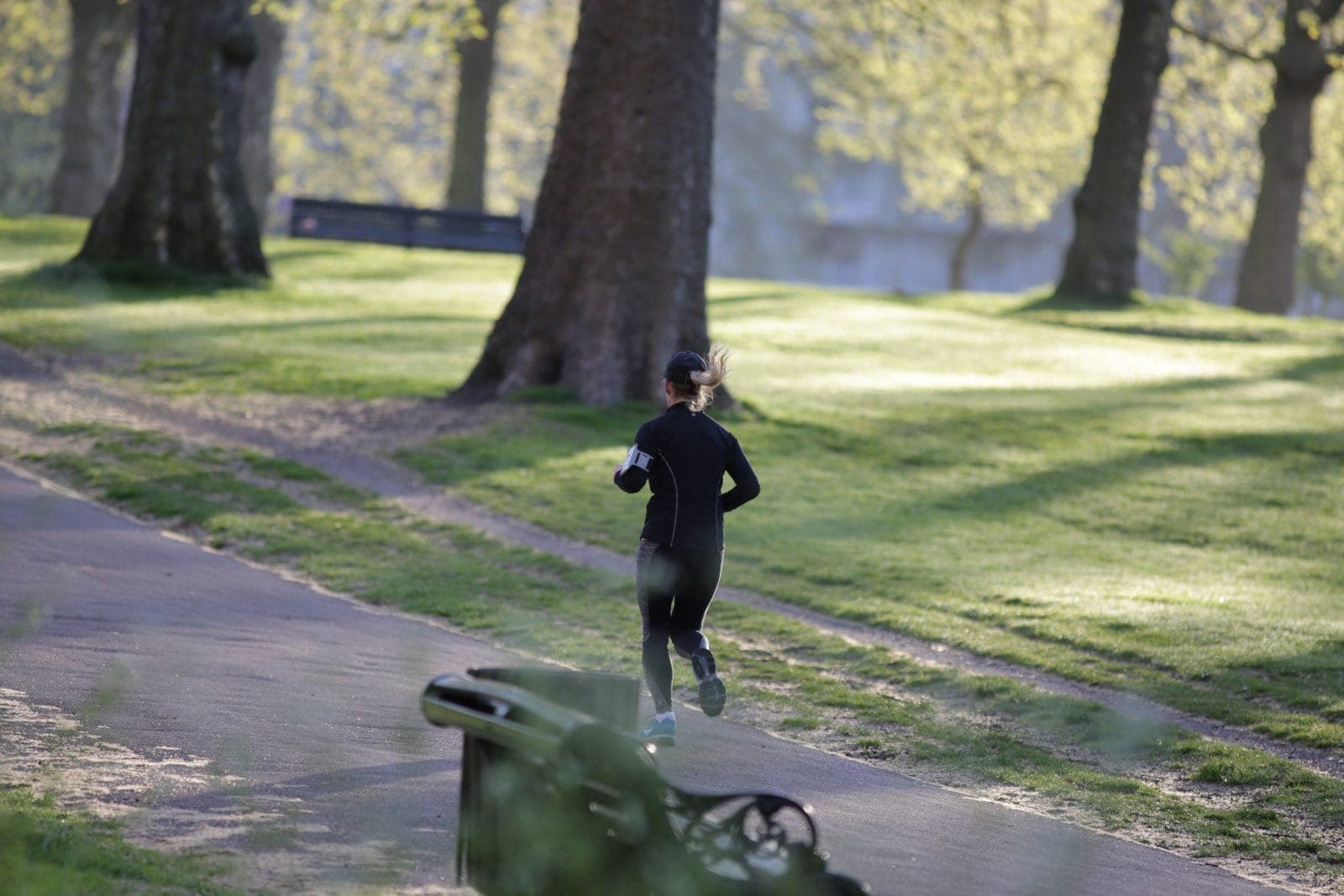 Running in Green Park