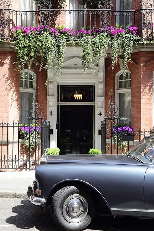 The exterior of The Athenaeum's Residences - a luxury serviced apartment in London