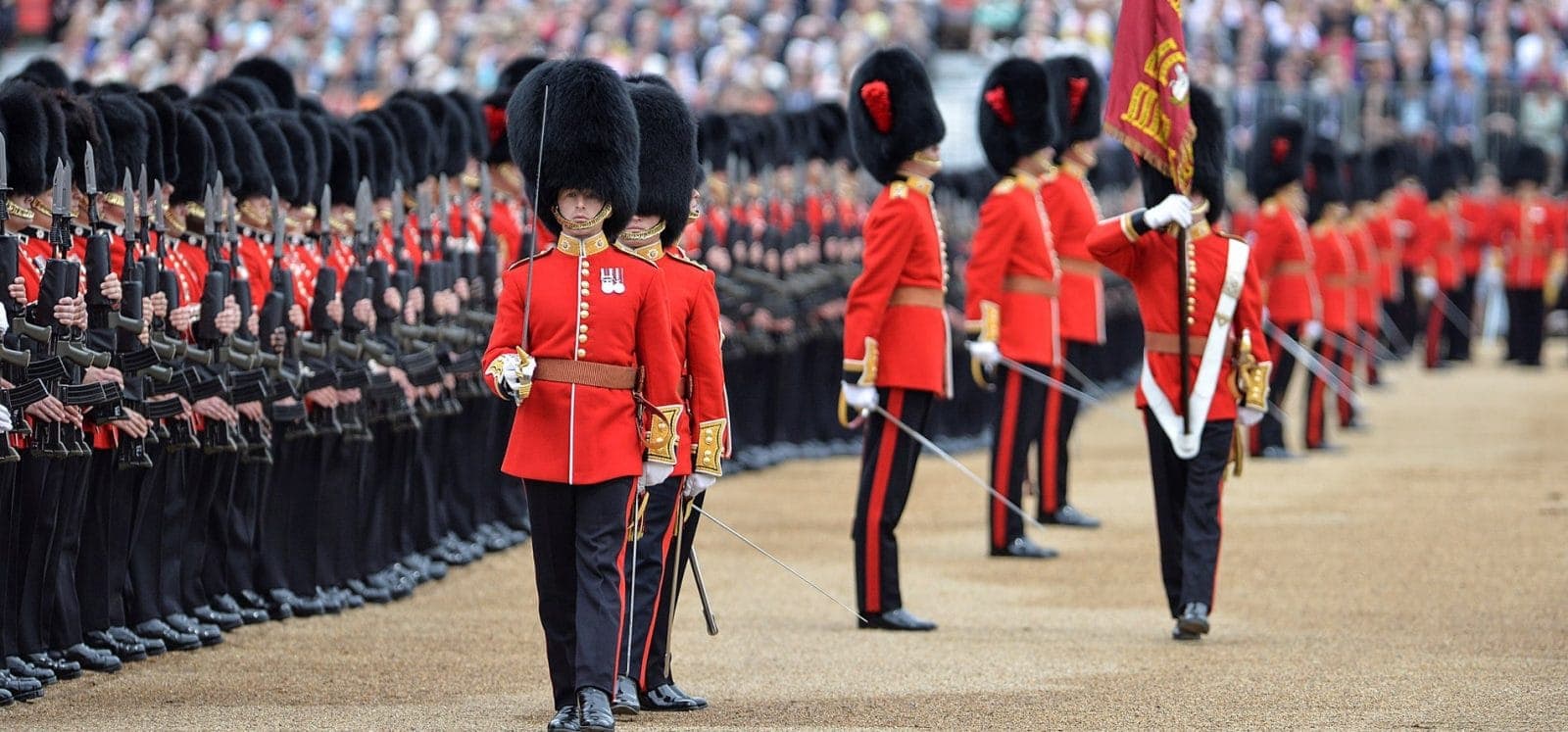 Trooping the colour