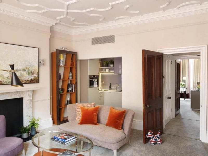 One of The Athenaeum's luxury serviced apartments in Mayfair.