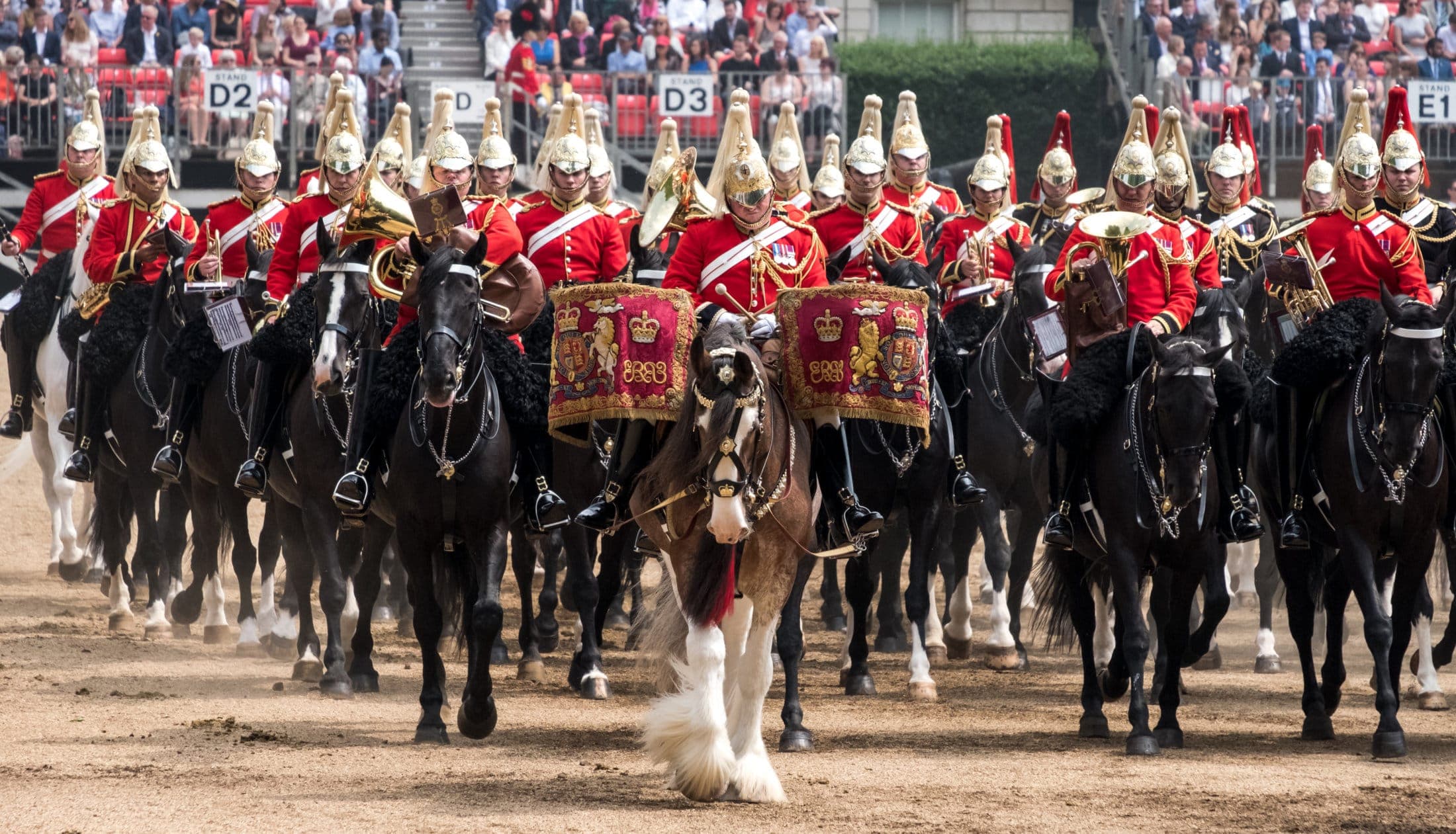Trooping the colour at The Athenaeum