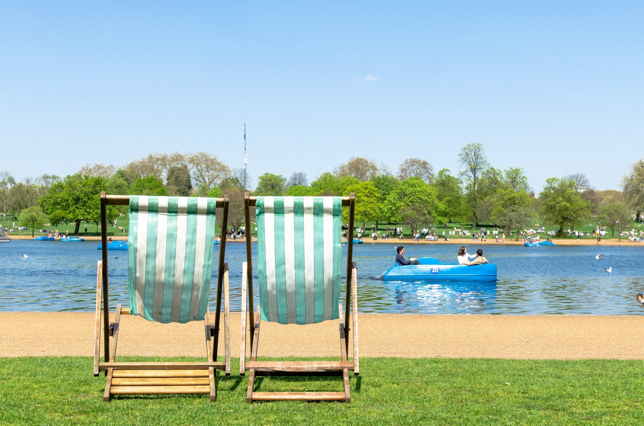 The Serpentine Hyde Park boat