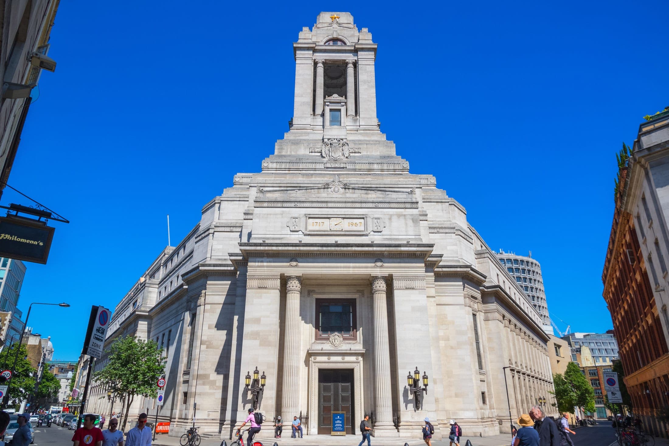 Freemasons’ Hall London near The Athenaeum