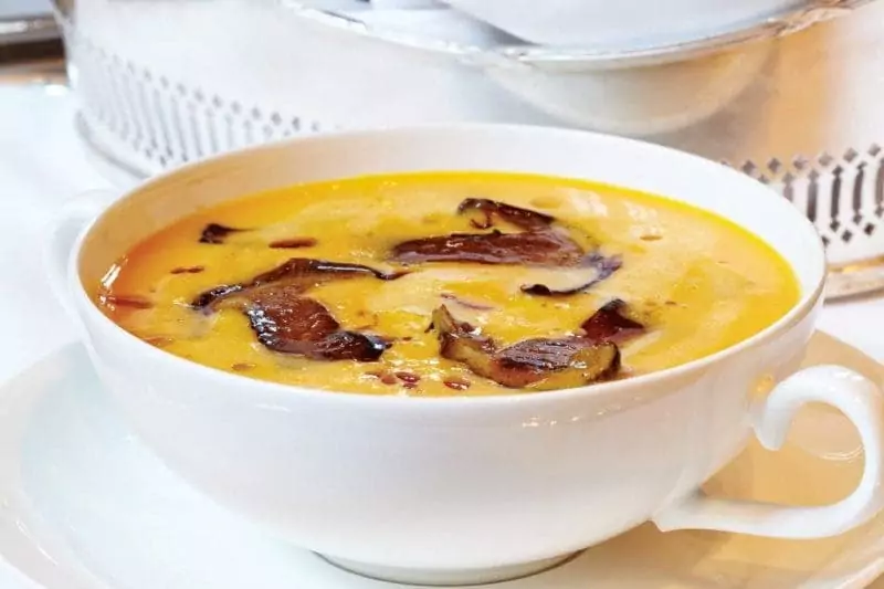 Veloute of Potimarron Pumpkin & Cepes