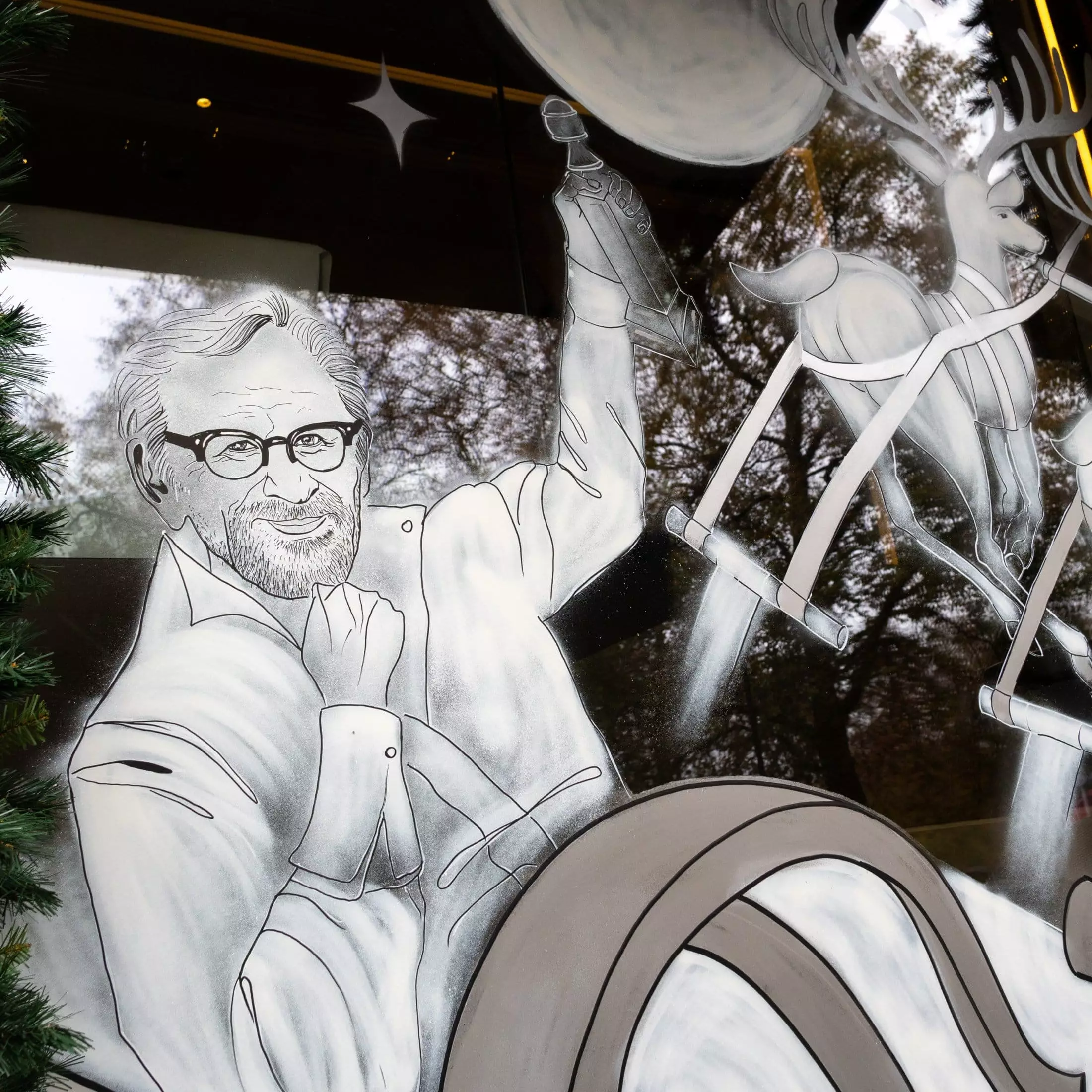 Steven Spielberg Christmas Window