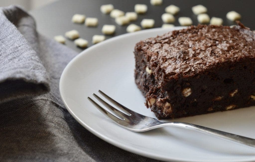 Chocolate Brownie on Plate