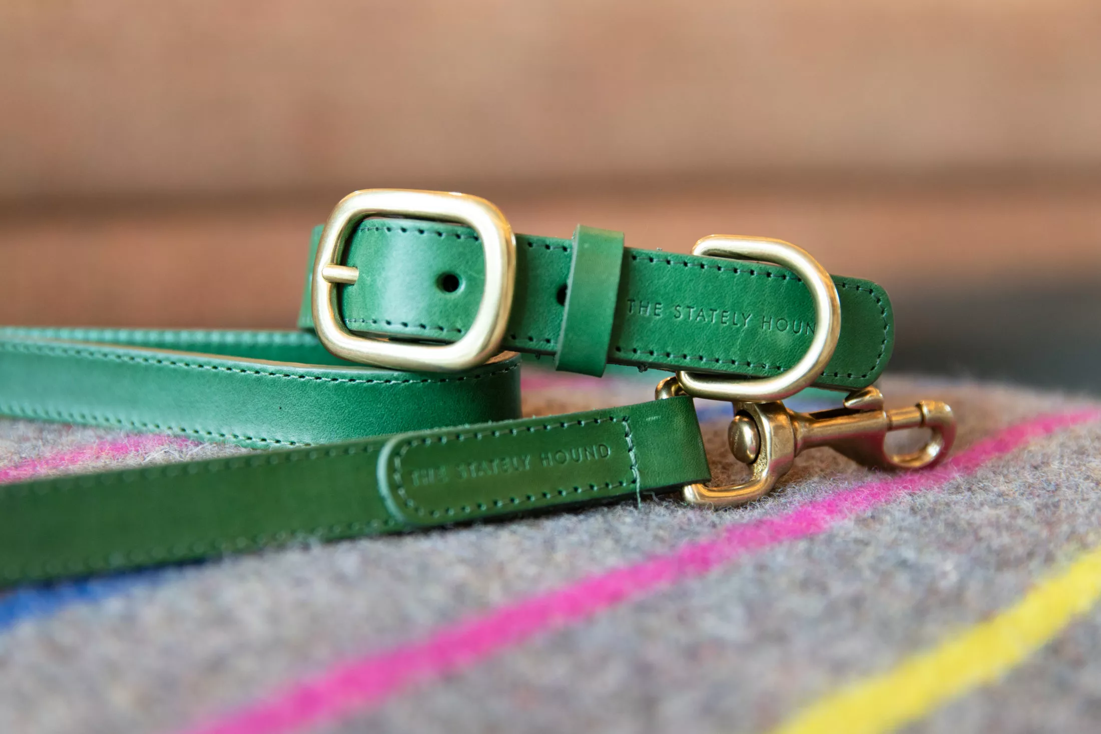 A Dog lead on the floor of a hotel room at The Athenaeum - a luxury dog friendly hotel in London