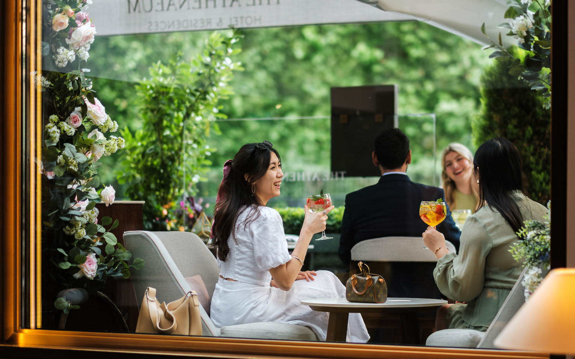 The Terrace at The Athenaeum outdoor dining in mayfair