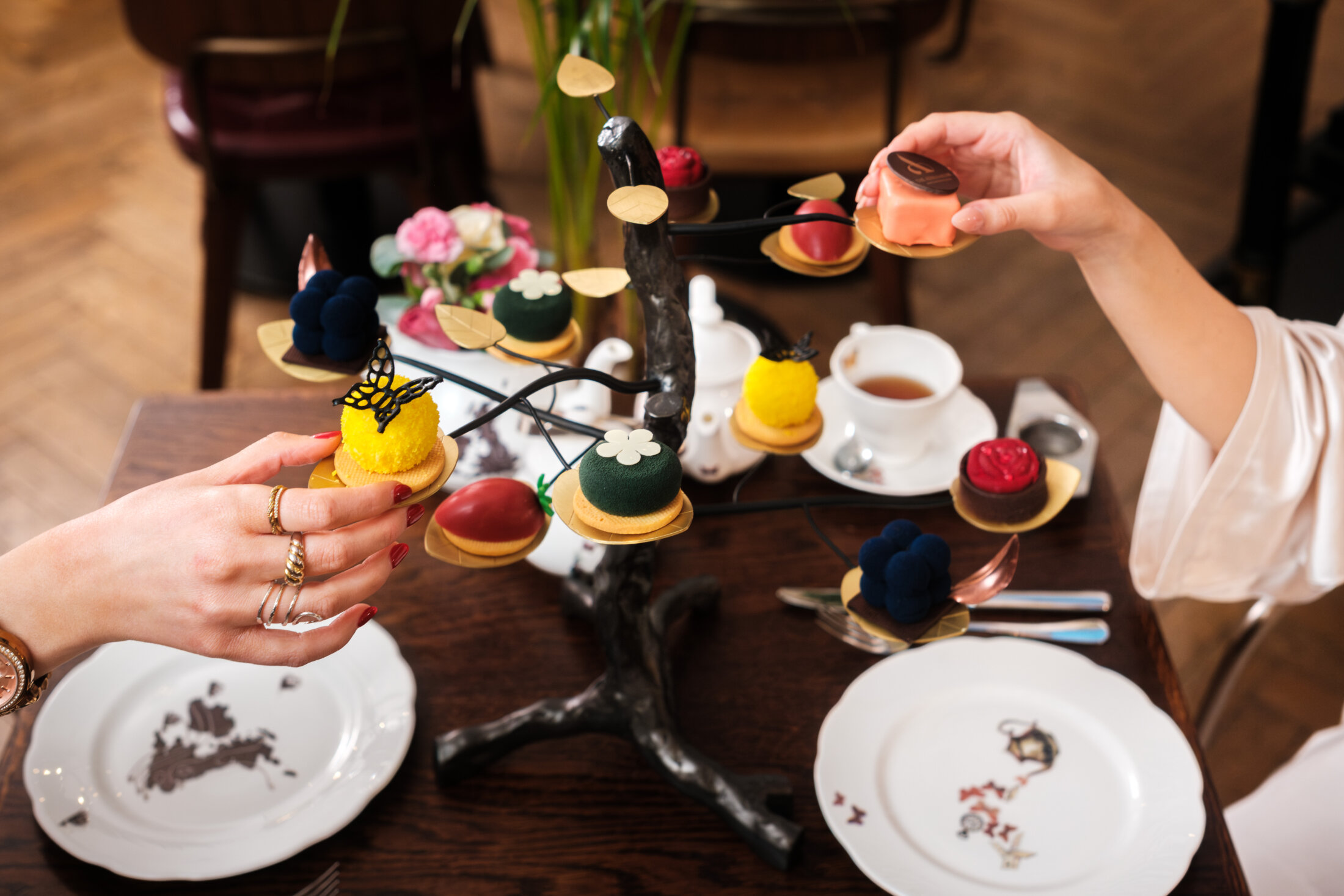 Fancies and foliage afternoon tea in mayfair